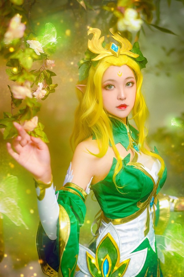 cos观赏:王昭君—精灵公主|cosplay|王昭君