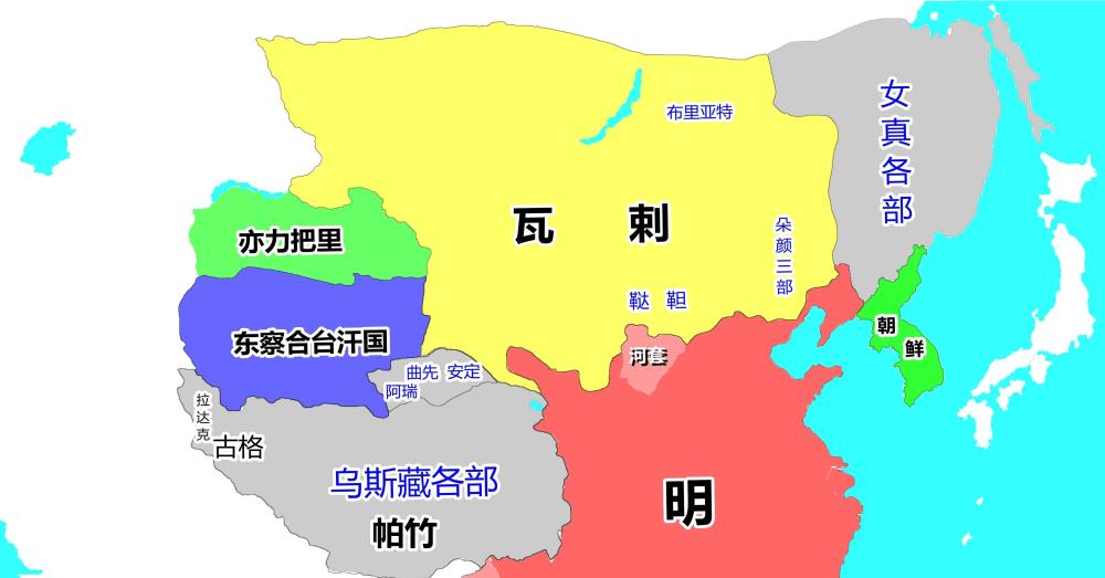 从地图看明朝疆域变迁:抛开地图开疆,200多年的分裂清晰可见_腾讯新闻