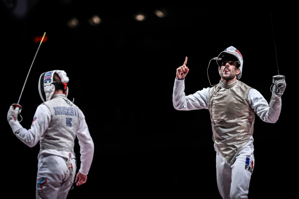 东京奥运会击剑男子花剑团体法国队夺得冠军