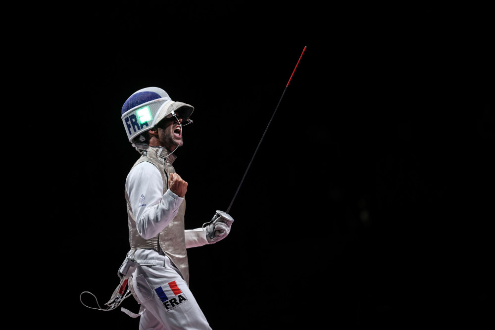 东京奥运会击剑男子花剑团体法国队夺得冠军