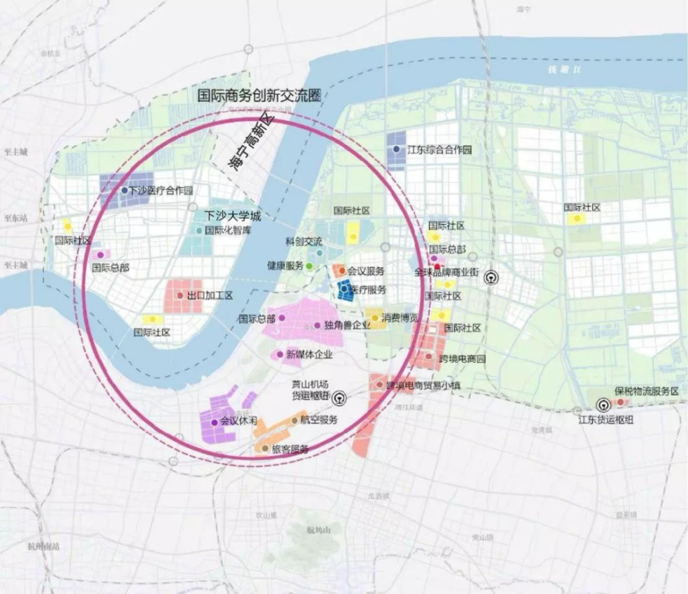 杭州钱塘新区范围随着
