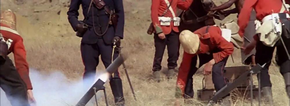 图9 《祖鲁黎明》中的火箭槽发射战况12点半左右,祖鲁"右角"和"胸"