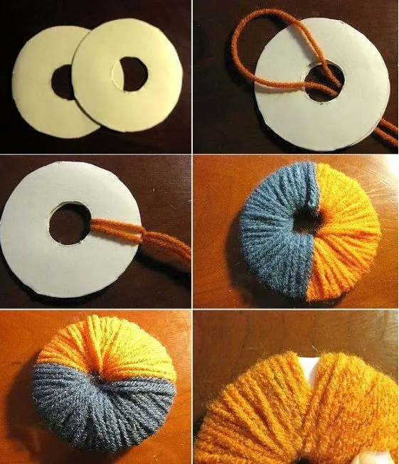 家里的剩余毛线绕了几个毛线球没想到用处竟然这么大孩子的玩具都有了