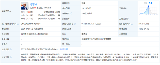 李書福等認購武漢路特斯電子商務有限公司成立 新車新聞