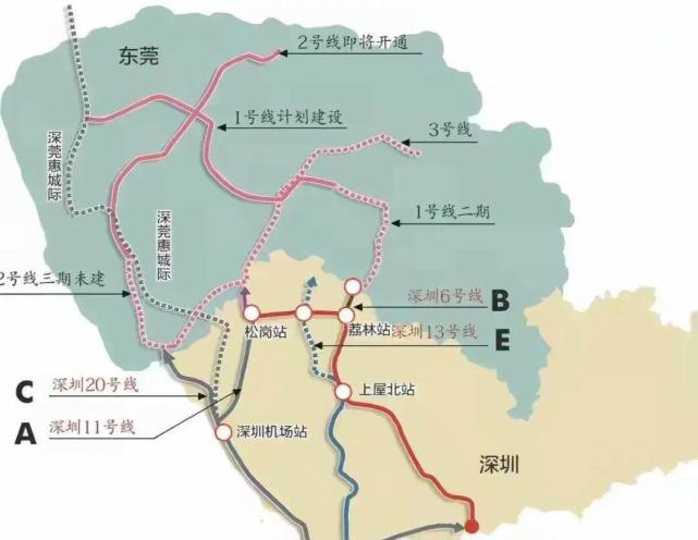 深圳地鐵與東莞地鐵將全面對接