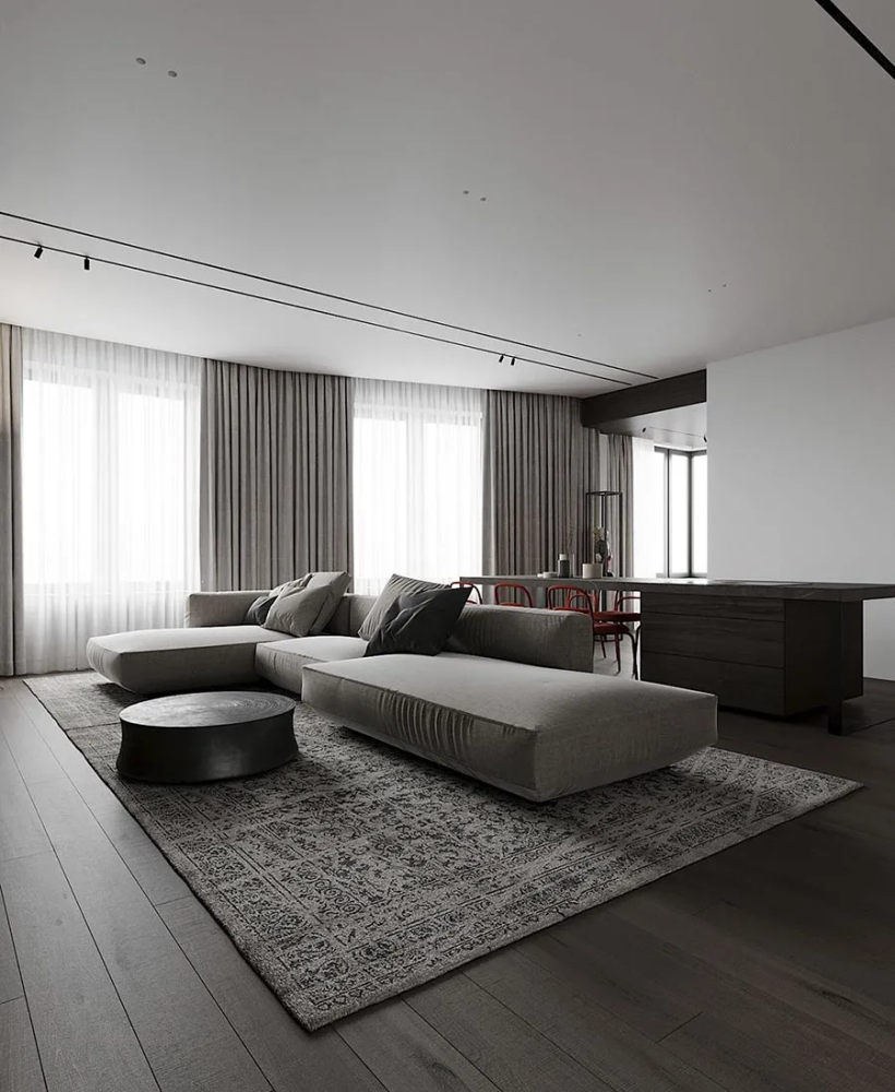 小提醒:装修平顶天花板,大约会占用10厘米左右的高度,打造前记得先