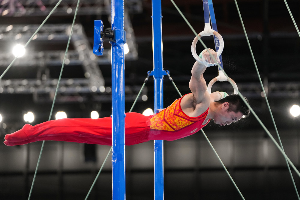 刘洋夺男子体操第一金 上次吊环夺冠还要追溯到北京奥运