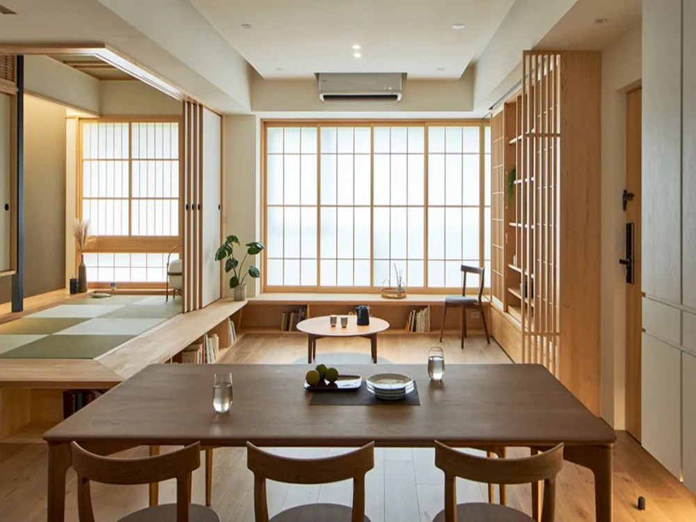 108㎡日式和风轻倚日光孩子嬉戏书香悄然于此展开