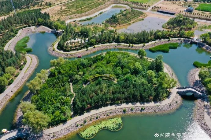 寻找陕西最美生态空间榆林沙漠森林公园
