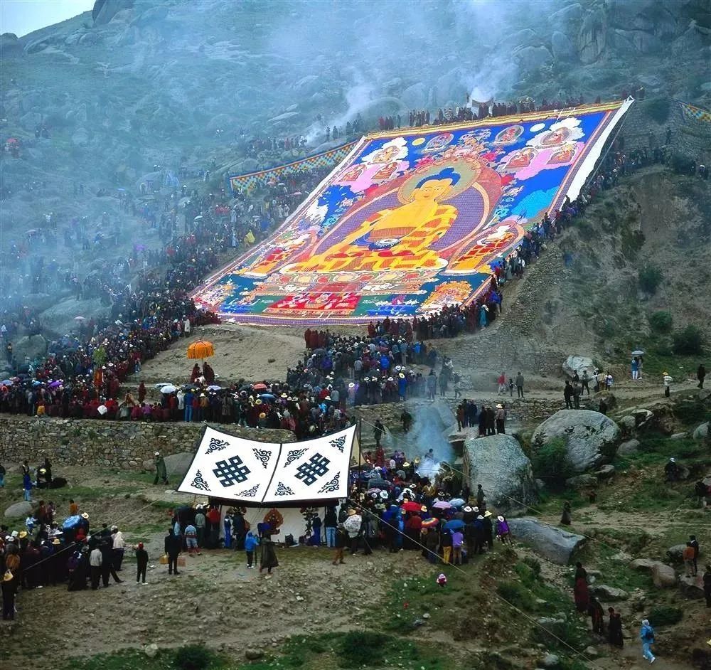 2021年西藏拉萨雪顿节来了_腾讯新闻