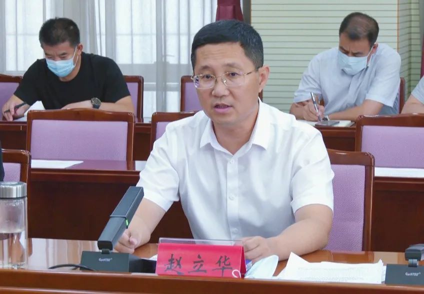 区领导赵立华,霍强,田文学,骆金凤,侯秀伟,孙永才,董连庆,孔凡玉,董