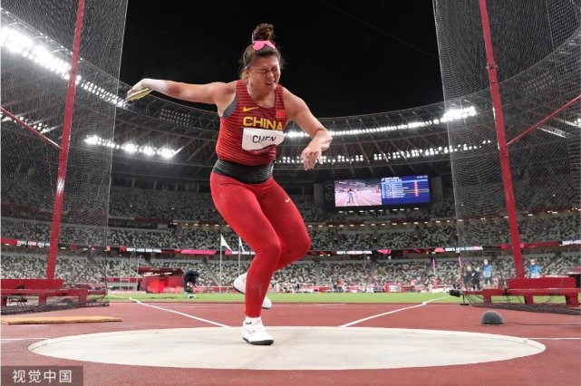 奥运金牌女子铁饼美国选手奥尔曼夺冠中国选手陈扬第10名