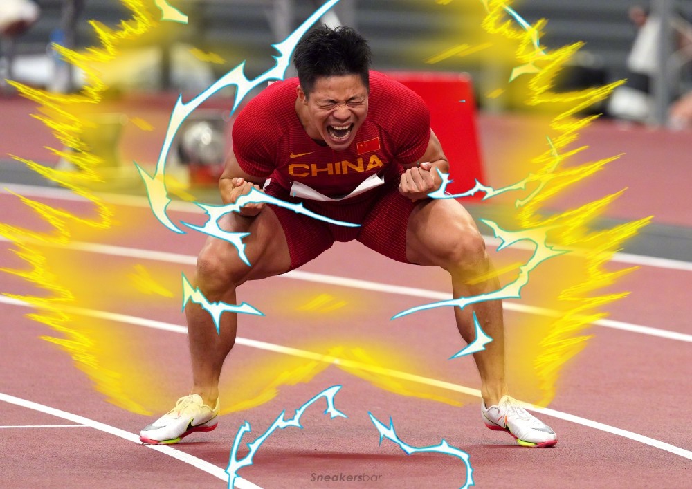 苏炳添冲进百米决赛创历史 一身耐克赞助产品 国产跑鞋真不行?