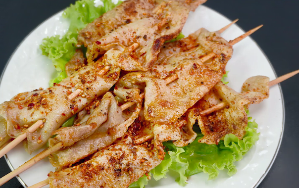 烤面筋皮口感筋道麻辣鲜香超入味吃一口就上瘾