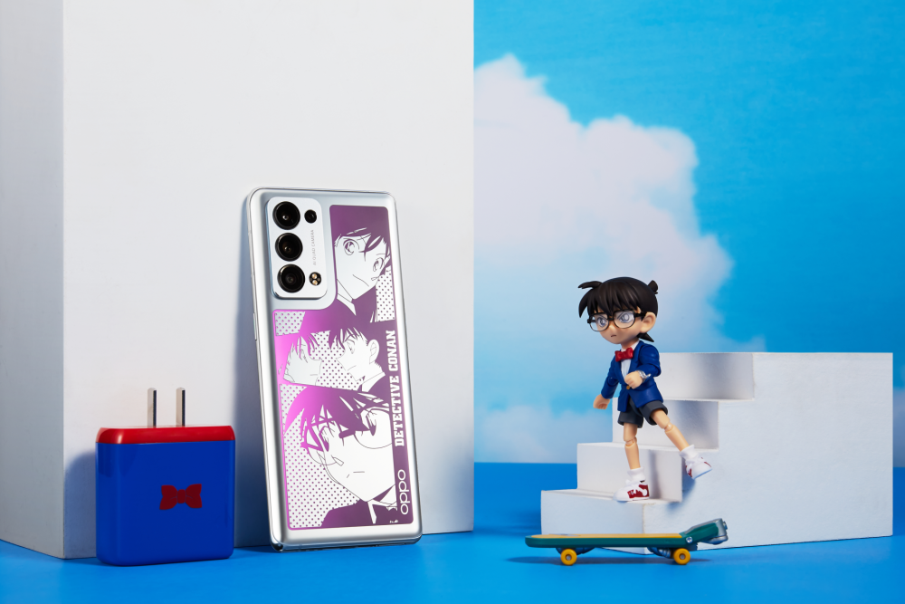 可以当收藏品的手机:oppo reno6 pro 名侦探柯南限定版