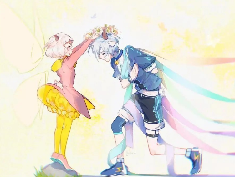 羊村 狼堡一起拟人化 喜美 恋爱风 灰太狼化身帅大叔 腾讯新闻