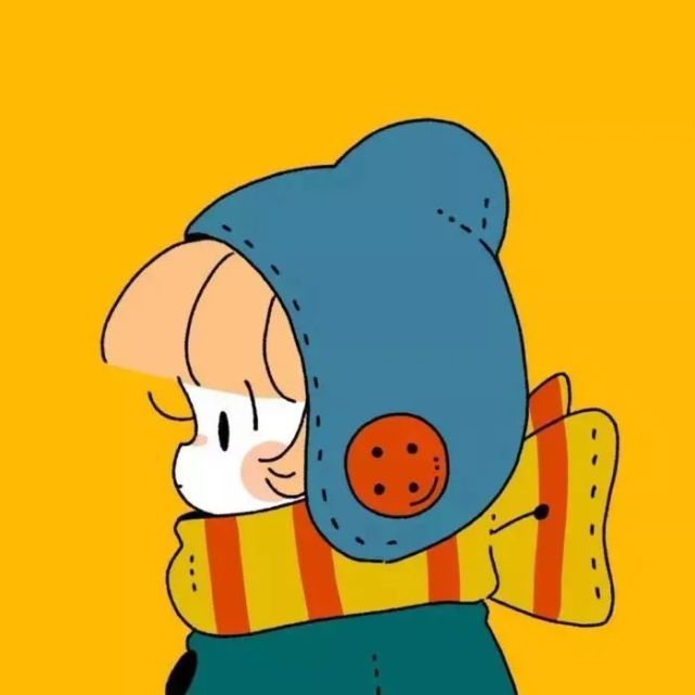 一组黄色的头像,男女通用