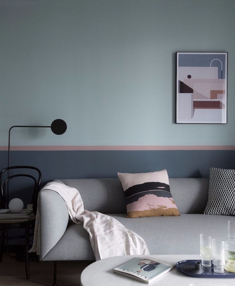 147㎡莫兰迪色时髦拼色墙高颜值演绎最in北欧风