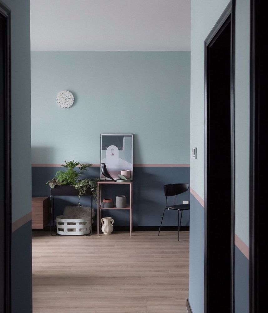 147㎡莫兰迪色时髦拼色墙高颜值演绎最in北欧风