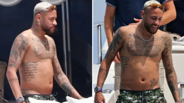 大巴黎输球内马尔仍在度假中因身材走样而受到批评