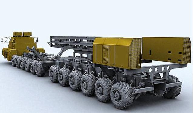 让美俄等国眼红,那就是多轴重型特种运输车