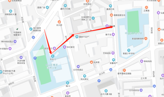 改为一切车辆由南向北方向行驶的单行路3五卅街的南山路至七七街路段
