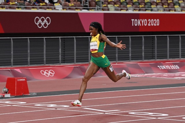 奥运金牌-女子200米汤普森摘金 包揽里约东京女子短跑四冠