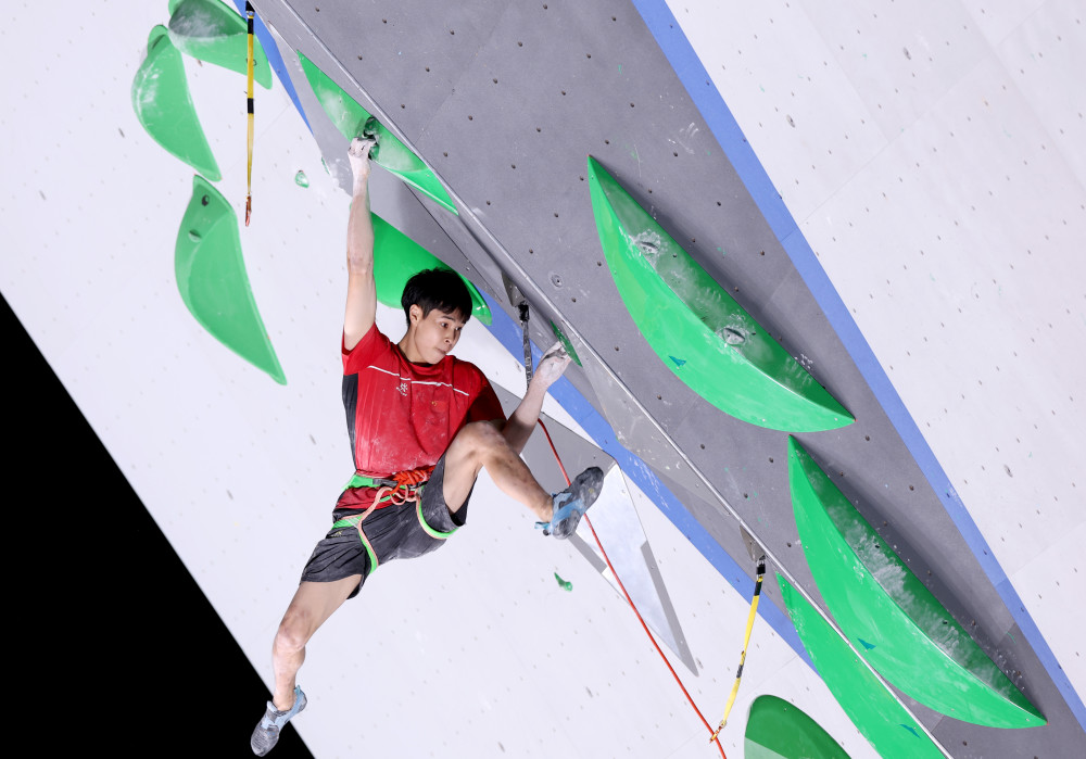东京奥运会攀岩中国选手无缘男子全能决赛