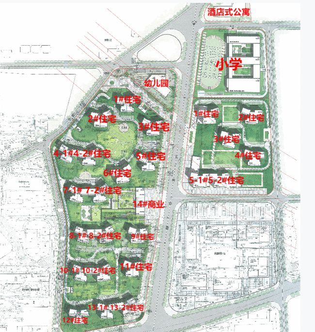 全国第五座悦府 高铁新城低密住宅轨道万科新项目规划总图公示