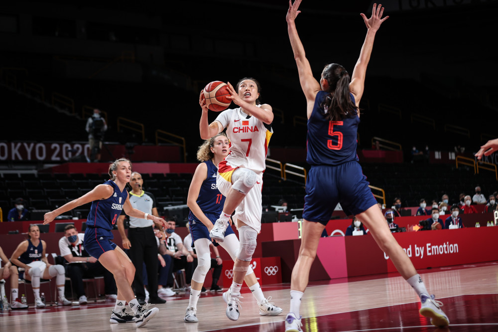 (东京奥运会)篮球——女子四分之一决赛:中国队不敌塞尔维亚队