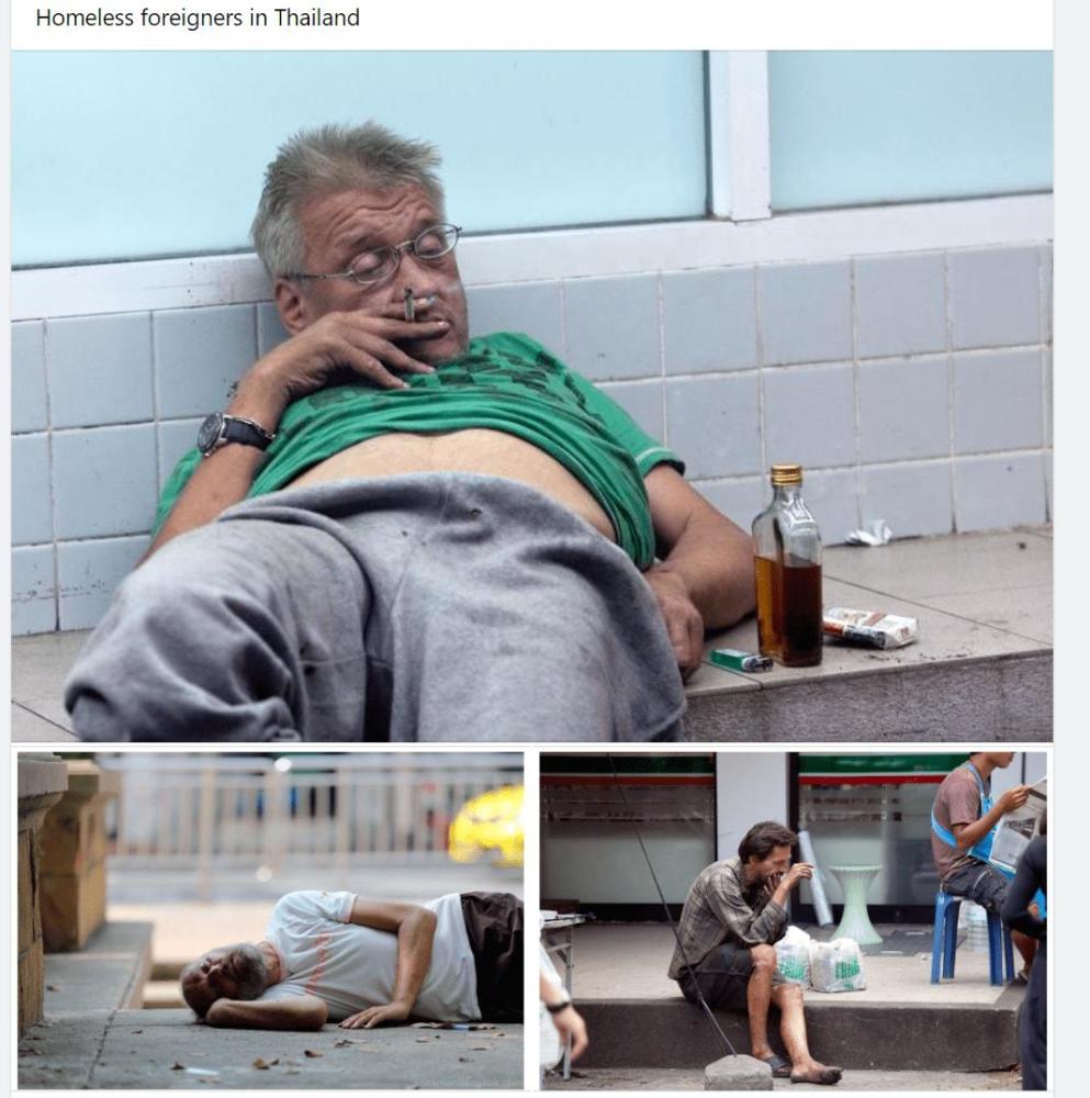 泰国街头,为什么总有一些欧美流浪汉在"睡大街"