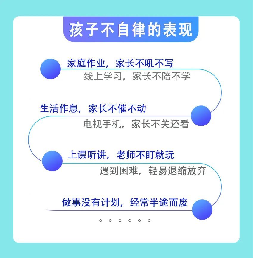 少了老師的監督,學習全憑自覺,這完全是一場對孩子自律性的考驗.