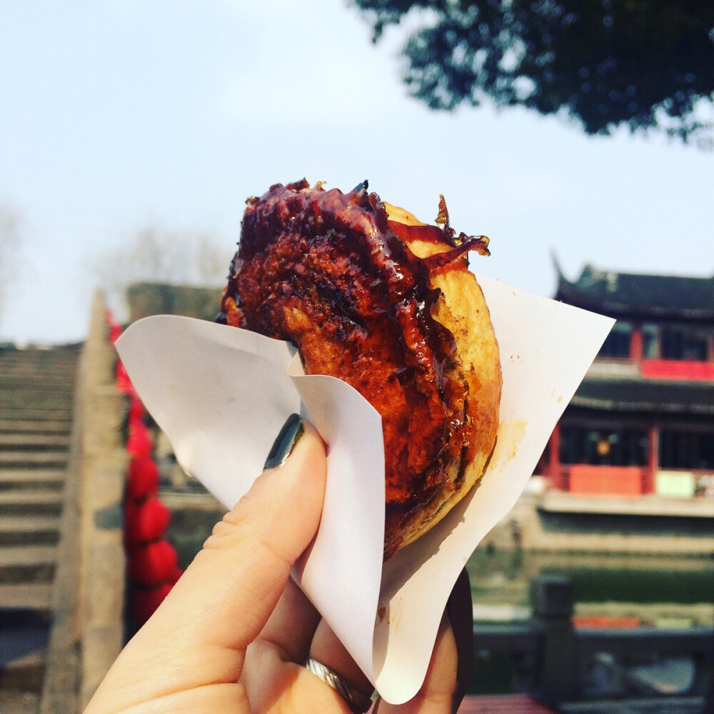 上海七宝老街:海棠糕_腾讯新闻