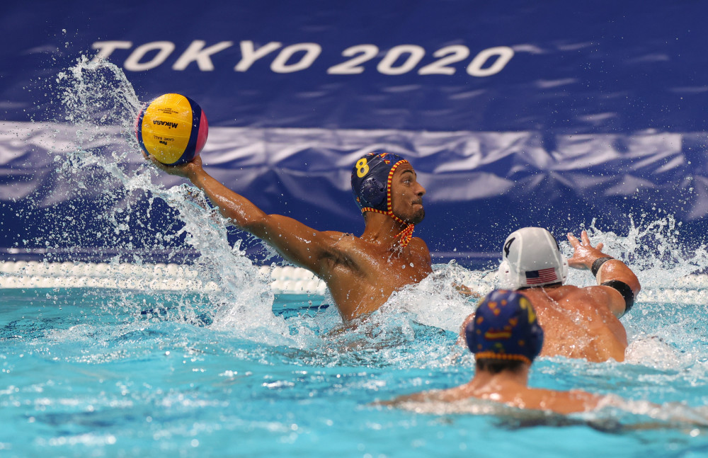 东京奥运会水球男子四分之一决赛西班牙胜美国