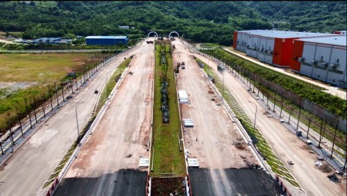 禮嘉嘉陵江大橋 目前 重慶市快速路二橫線項目 已完成總工程量的90%