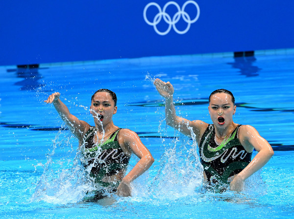 (记者胡雪蓉)北京时间8月4日晚,2020东京奥运会花样游泳双人自由自选