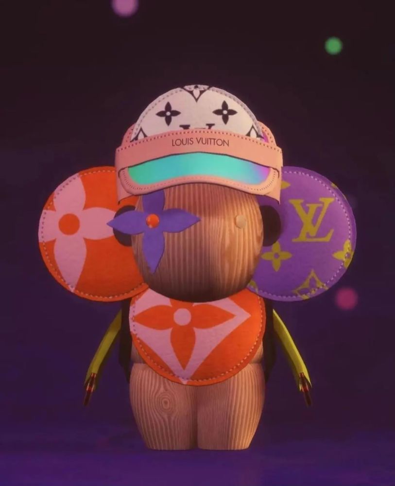 从此前的宣传海报上我们可以看到这款游戏将以lv的吉祥物vivienne为