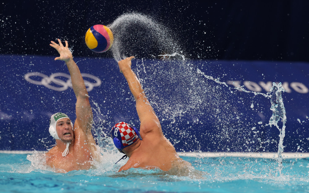 东京奥运会水球男子四分之一决赛匈牙利胜克罗地亚