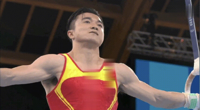 奥运吊环冠军刘洋比赛过程走红撞脸某知名港星发力表情成焦点
