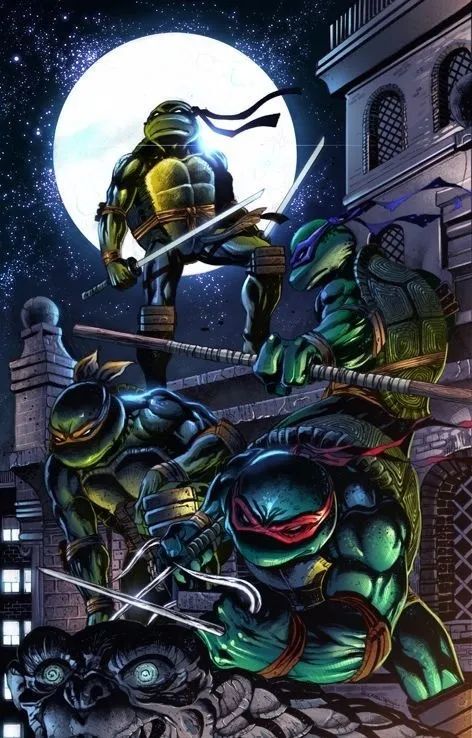 动漫壁纸:酷炫忍者神龟壁纸_腾讯新闻