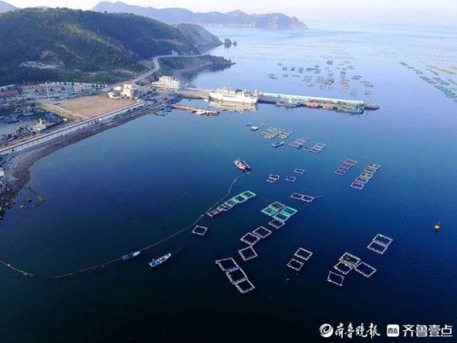 盛夏時分航拍位於黃渤海交匯處的南隍城島,景色美不勝收