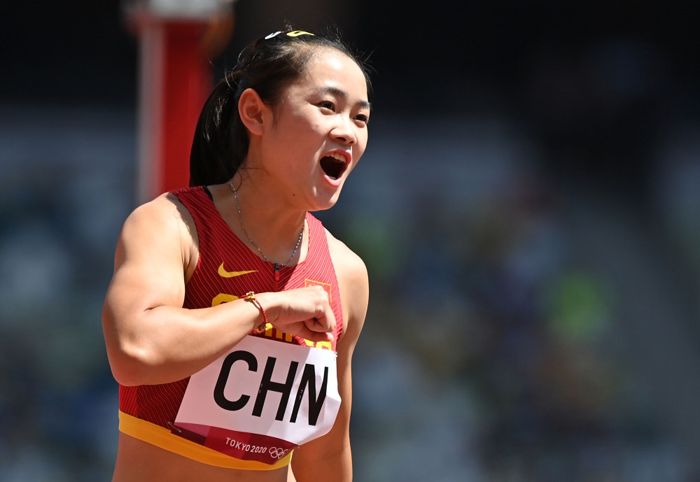 东京奥运会田径女子4x100米接力中国队晋级决赛3