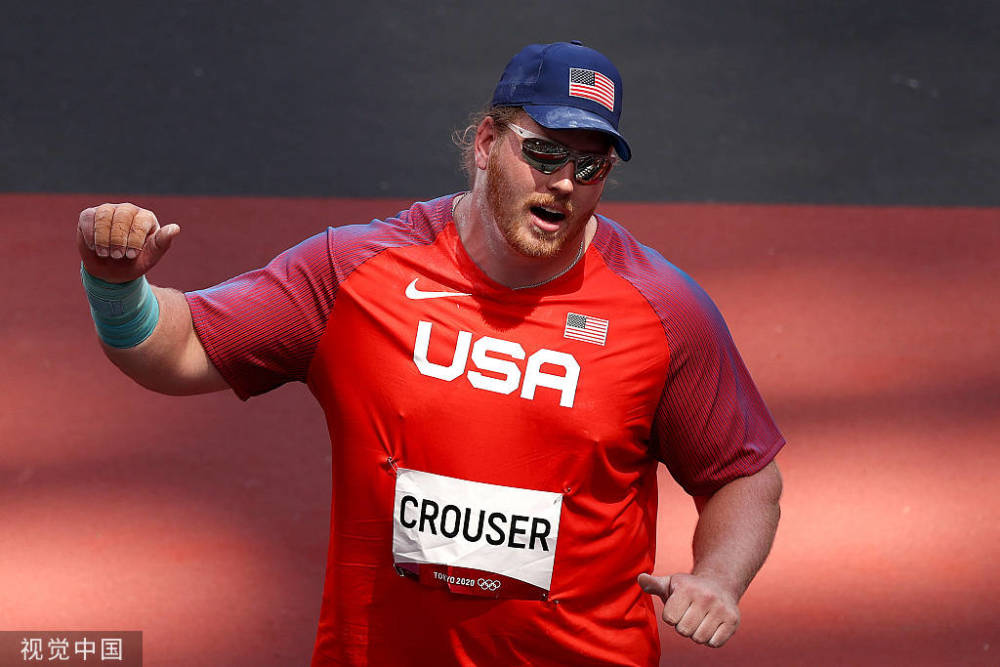 奥运会男子铅球决赛 美名将三破奥运纪录轻松夺金