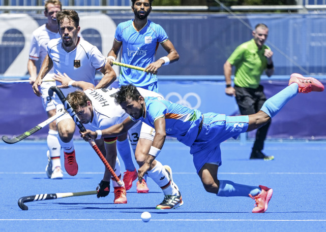 东京奥运会曲棍球印度队获得男子铜牌