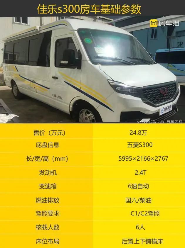 超大空间,经典之作,全新升级,佳乐五菱s300房车