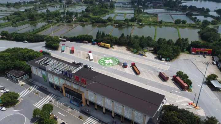 厉害浙江这座高速服务区能起降直升机