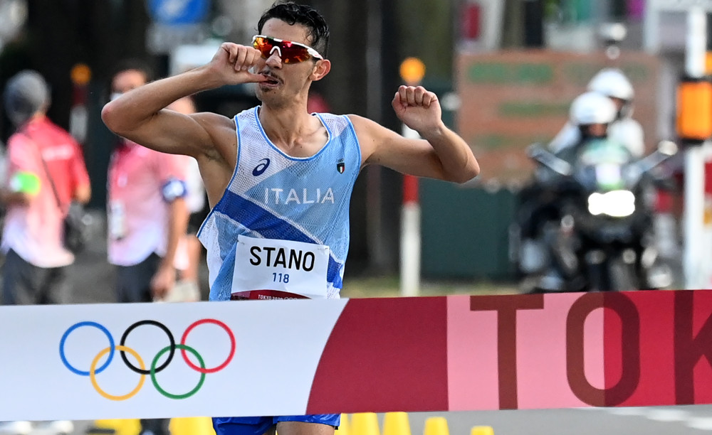 东京奥运会田径男子20公里竞走意大利选手夺冠2