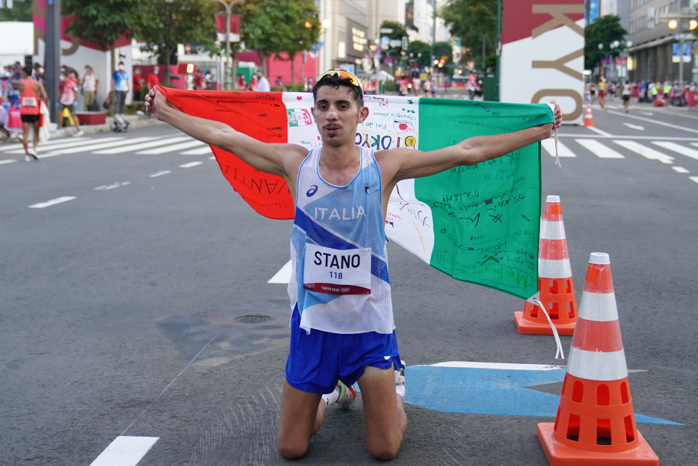 东京奥运会田径男子20公里竞走意大利选手夺冠3