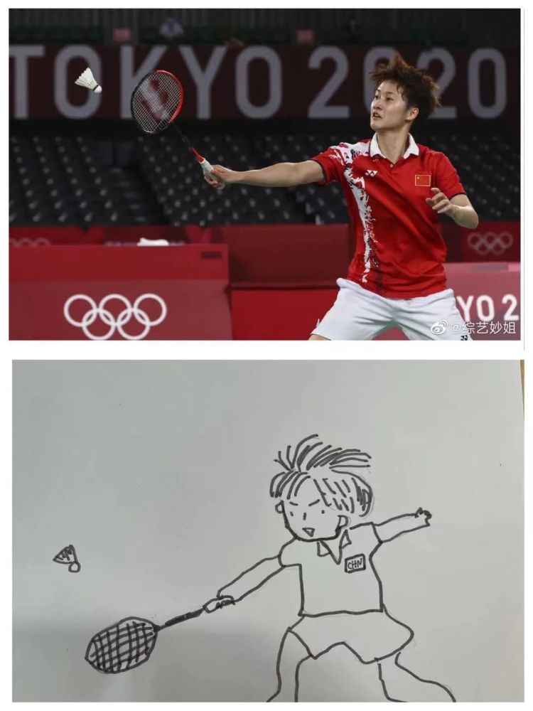杭州一年级萌娃画出奥运简笔画让人直呼可爱