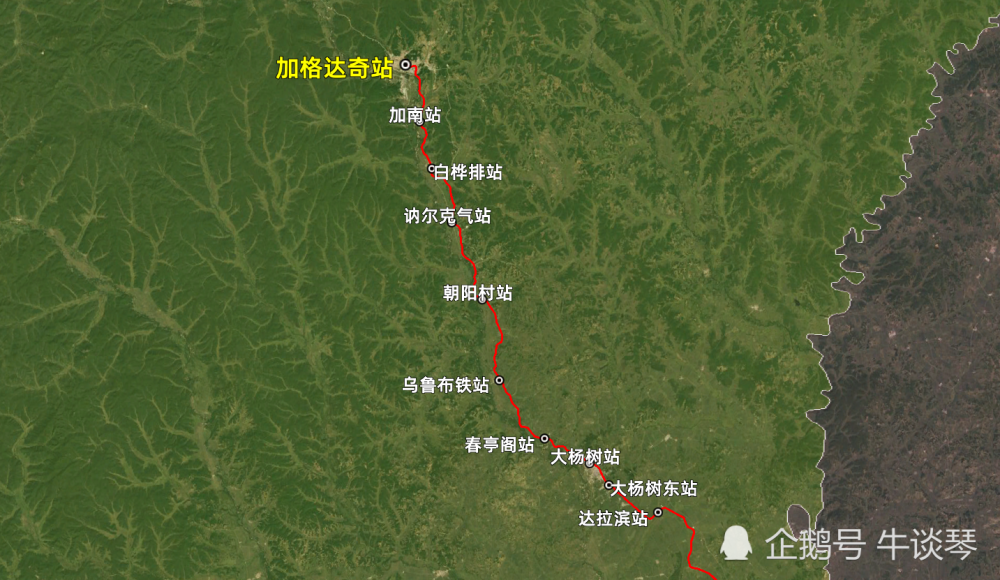 6245次列車運行線路圖齊齊哈爾開往加格達奇全程431公里